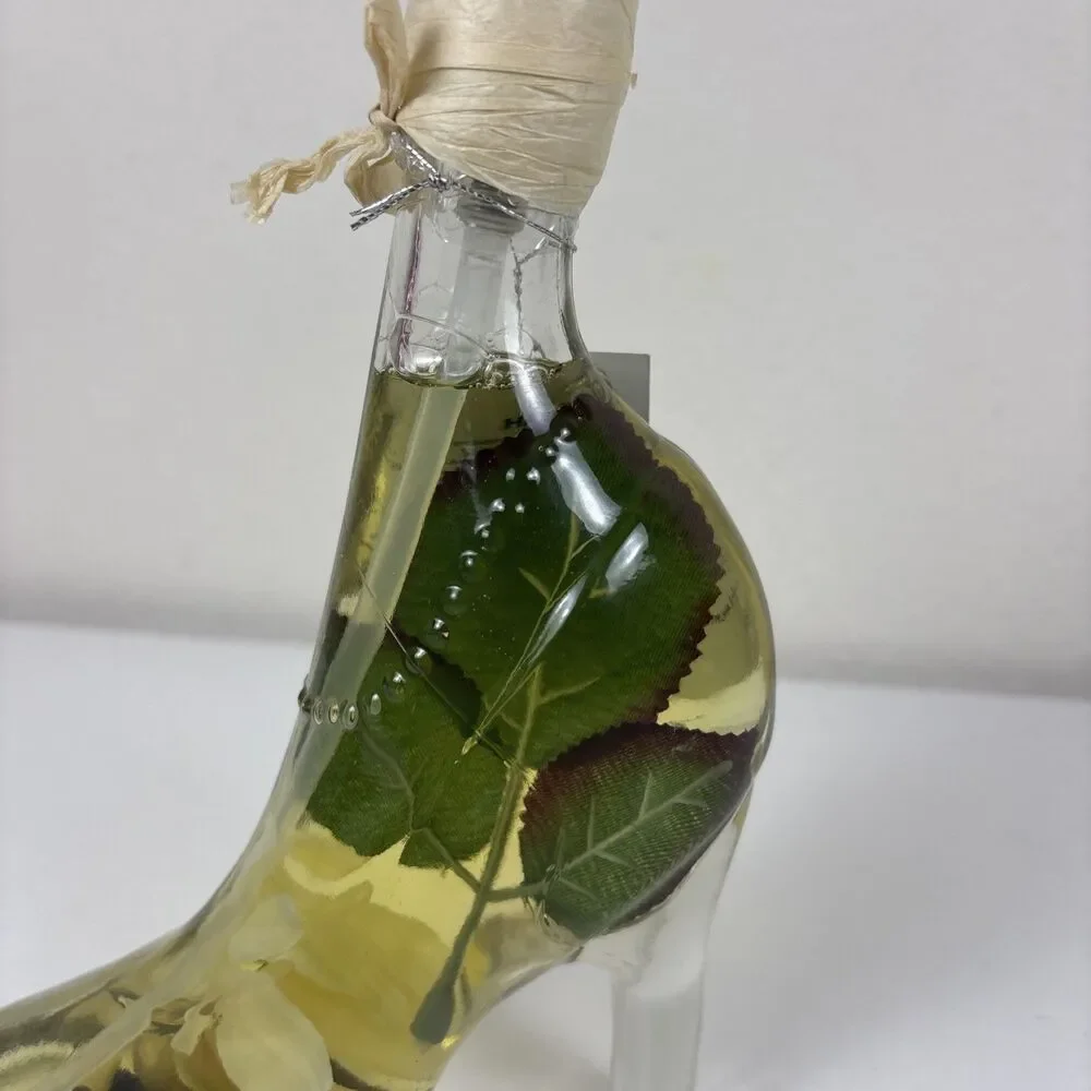 Cinderella Glass Shoe Soap Dispenser High Heel Shoe Shonfelds Home Spa Green Tea